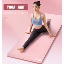 1830*610*10mm NBR Sport tappetino Yoga antiscivolo Extra spesso per fitness Pilates ginnastica Mat s massaggio pad tappetino per principianti