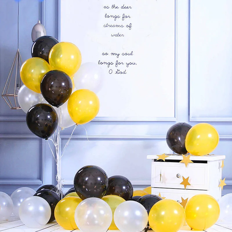 

Gold Latex Confetti Balloon Stand Decoration Anniversaire Globos Wedding Ballon Arch Birthday Party Kid Adult Helium Gas Balloon