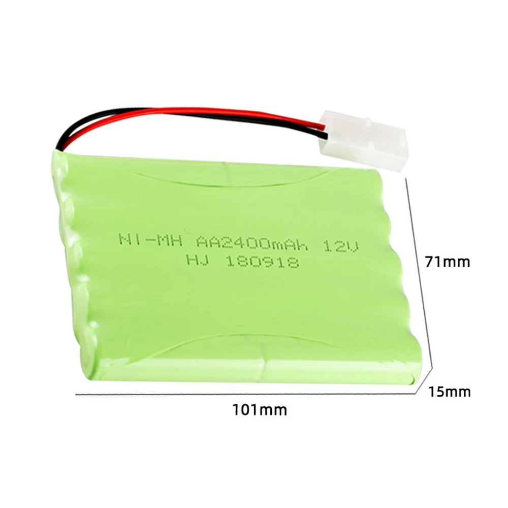 1/2/3/4/5 Pc/Veel 12V 2400Mah Ni-Mh Batterij Voor Rc Speelgoed Auto tanks Treinen Robot Boot Gun Ni-Mh Aa 200Mah 12V Oplaadbare Batterij