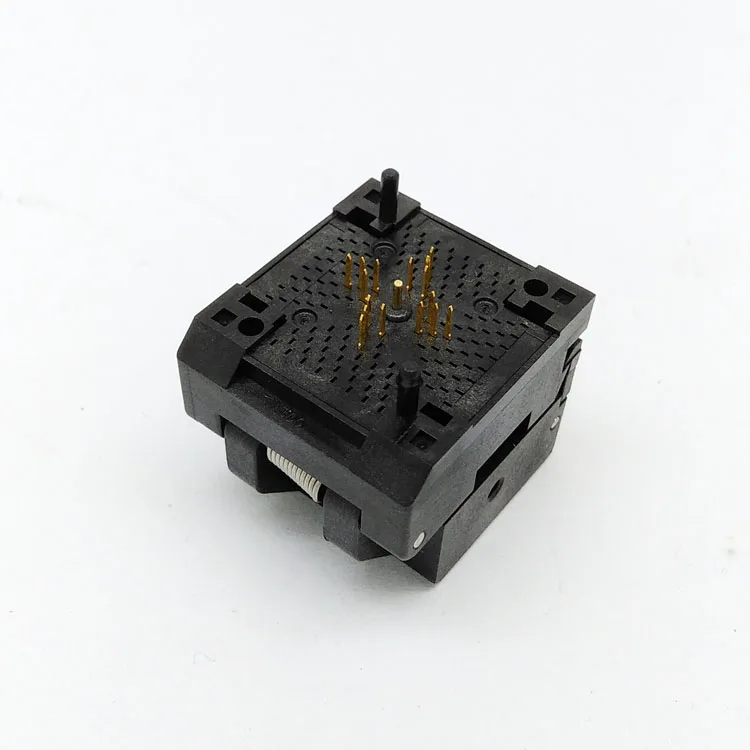 QFN16-0.5 ชิป IC ซ็อกเก็ตทดสอบฝาครอบ IC Test & BURN-In ซ็อกเก็ตทองเข็ม HMILU
