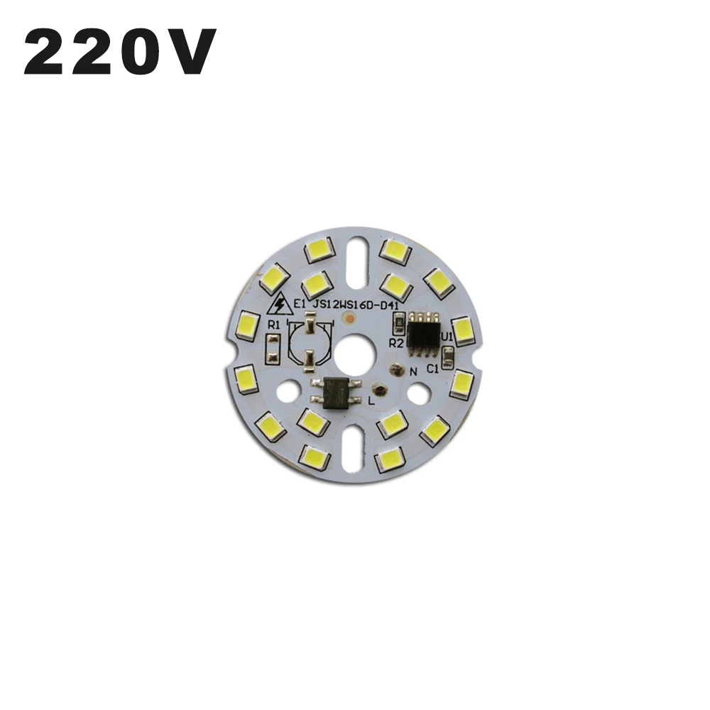 

Светодиодные чипы SMD2835, 5 шт./лот, 220 В переменного тока, 3 Вт, 5 Вт, 7 Вт, 9 Вт, 12 Вт