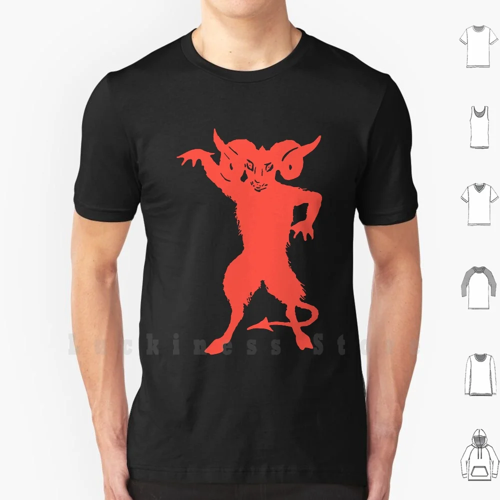 Devil T Shirt Men Cotton Cotton S-6xl Demon Monster Horns Horror Satan Death Dead Nightmare Hell Laughing Scary Laugh