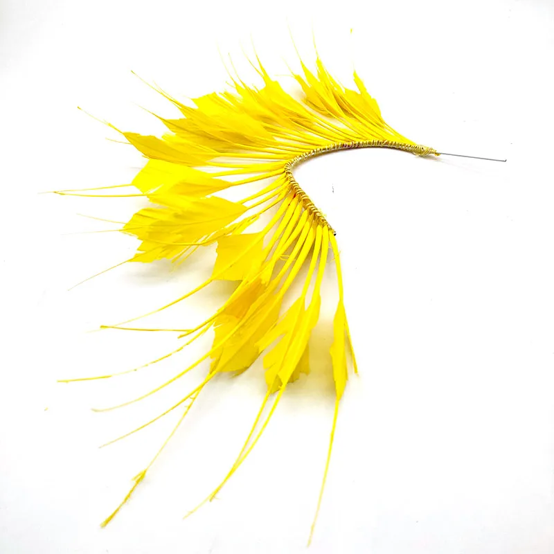 New 1pcs goose feather wedding brooch length about 30CM feathers flower headdress wedding party decoration feathers for crafts