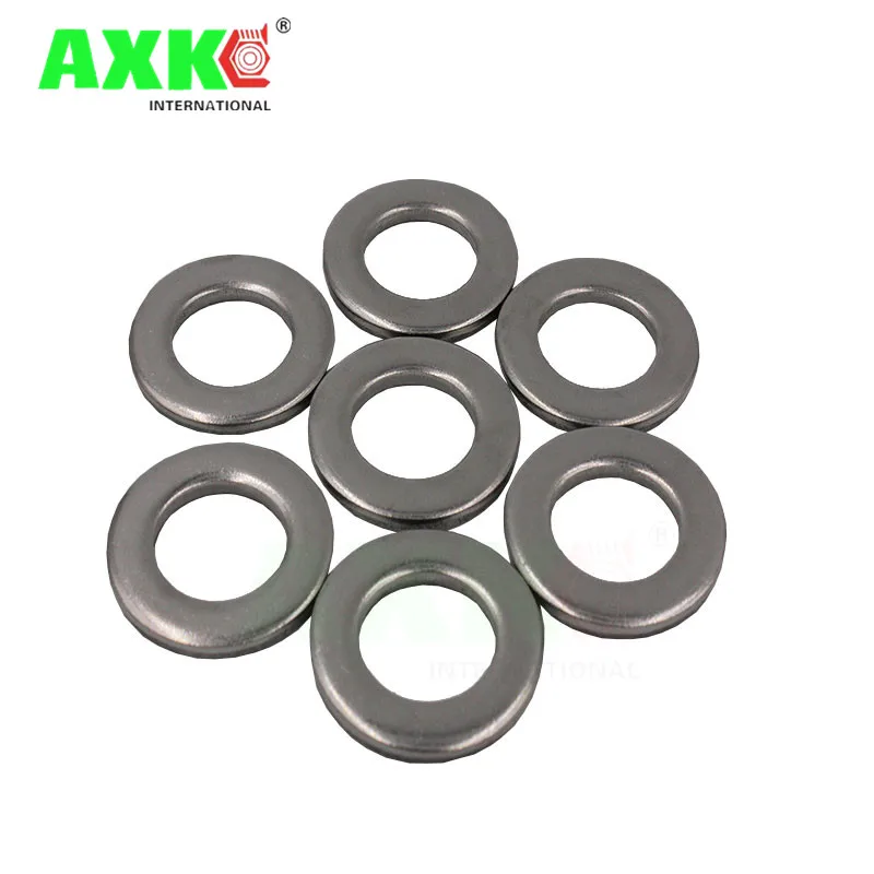 

AXK Flat Washer M2 M2.5 M3 M4 M5 M6 M8 M10 M12 M14 M16 304 Stainless Steel Meson Washers Plain Washer Gaskets Spacer Shim
