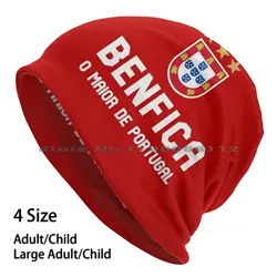 O Maior Beanies Knit Hat Sl Benfiquista Glorioso Portugal Futebol Portuguese Football Portuguese Soccer Brimless Knitted Hat