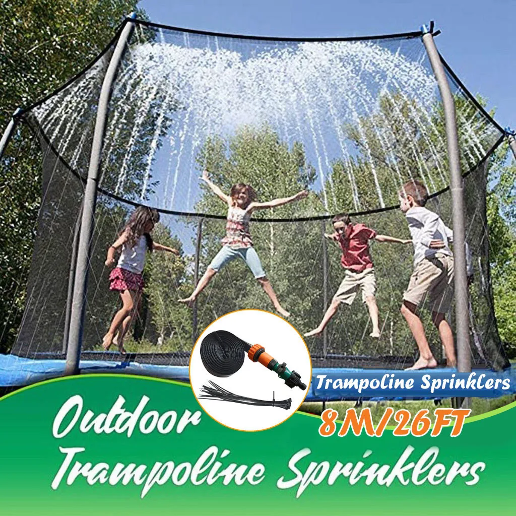 Trampoline Water Sprinkler Trampoline Waterpark Sprinkler Best Outdoor Summer Toys Kid Trampoline Water Sprinkler Spray#0604g30