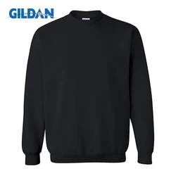 GILDAN Sweatshirt Men Spring Autumn Fashion Solid Hoodies Male Large Size Warm Fleece Coat Men Brand Hip Hop Hoodies Sweatshirts