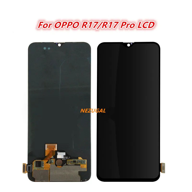 

6.4" AMOLED LCD Display for OPPO R17 Pro LCD Display for OPPO R17 LCD screen touch screen digitizer assembly