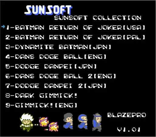 

SUNSOFT Collection 18 in 1 Game Cartridge for NES/FC Console