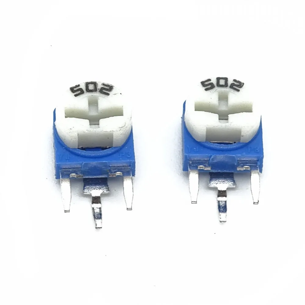 

500PCS RM063 Trimmer Potentiometer Adjustable Resistor 100R 500R 1K 5K 10K 20K 50K 100K 200K 500K 1M RM-063 Variable Resistors