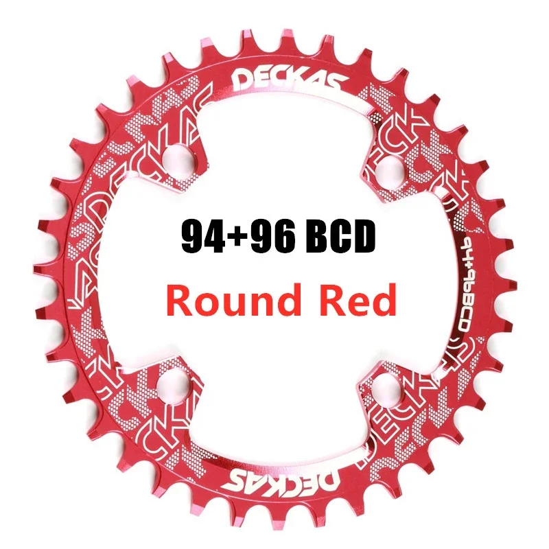 DECKAS 94+96 BCD bicycle chainwheel Round/Oval 32T 34T 36T 38T MTB bike Chainring Mountain Crown for M4000 M4050 GXs NX X1 Crank