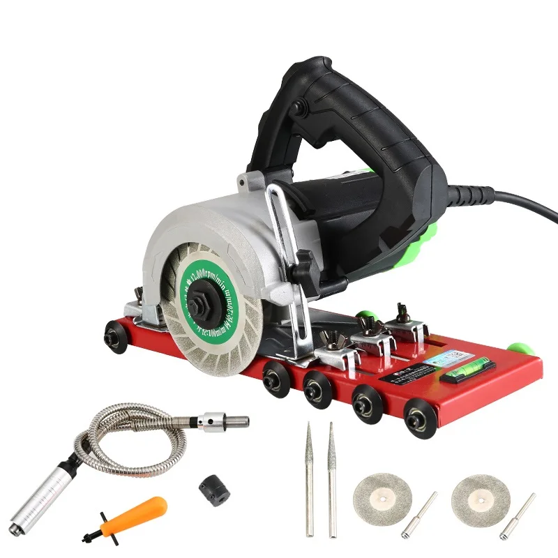 220V Floor Tile Cleaning And Cutting Angle Grinder Tile Special Electric Tool Beauty Seam Hook Dust-free Cutting Seam Machine