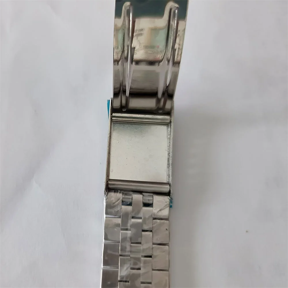 นาฬิกาสแตนเลสคลาสสิกสแตนเลส20มม.Jubilee สร้อยข้อมือ End Pin Vintage นาฬิกา DIY นาฬิกา