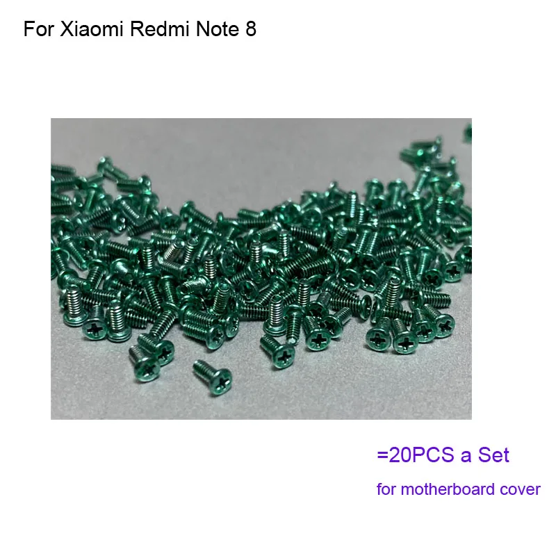 20PCS a set Screw For Xiaomi Redmi Note 8 mainboard motherboard Cover Screws Repair Parts For Xiao mi Redmi Note8