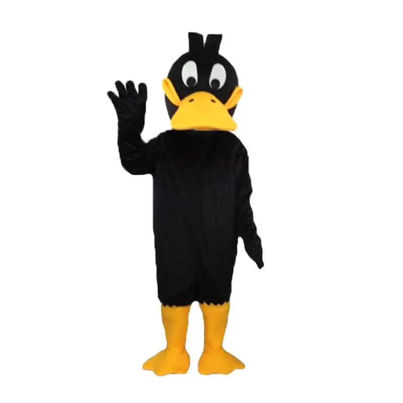 

Black Duck Mascot Costume Christmas Cartoon Cosplay Birthday Party Dress