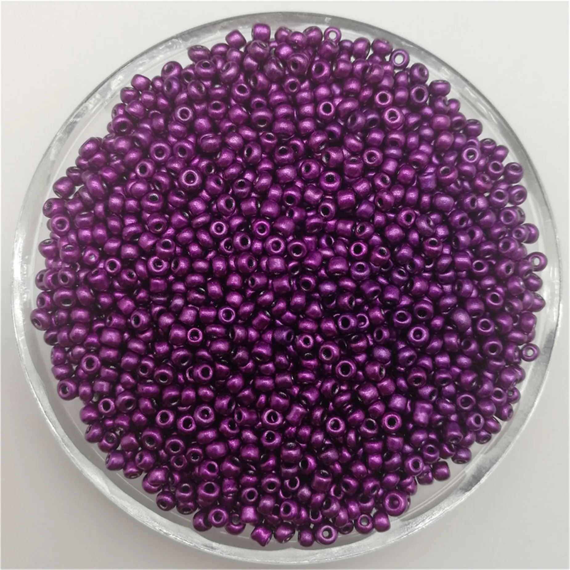 2 / 3 / 4mm Dark Purple Czech Glass Seed Loose Spacer Beads Jewelry Making DIY A12