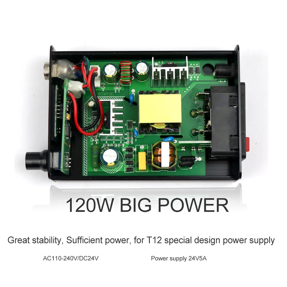 Aquecimento rápido t12 estação de solda ferro de solda eletrônico 2020 nova versão stc t12 oled ferro de solda digital T12-952 quicko