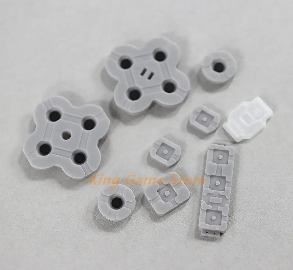1 conjunto de volume potência esquerda direita kit almofada de borracha para nintendo switch ns lite controlador condutor silicone borracha botão substituição
