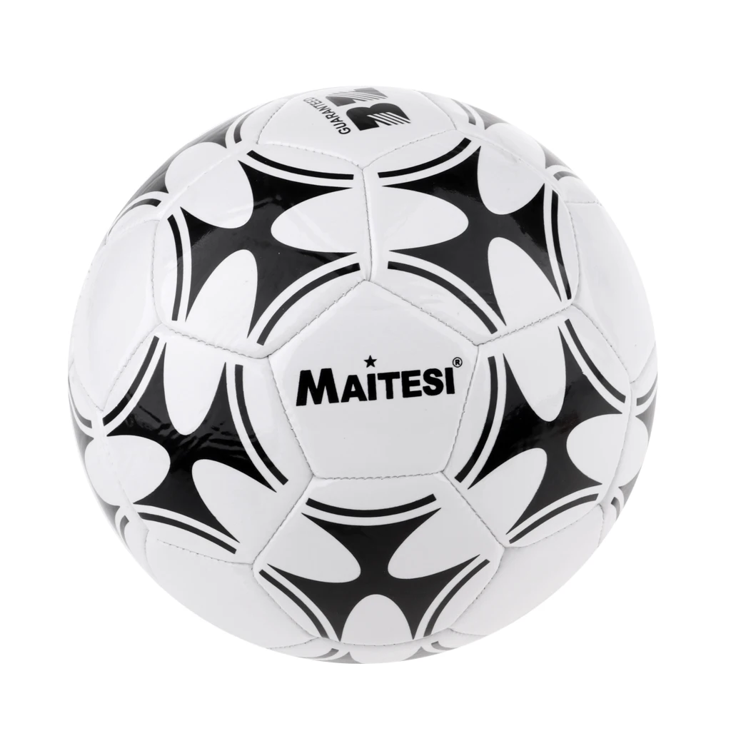 Football Soccer Ball 3 Standard Training with Net Needle for Indoor Outdoor Soccer Skills Practice Ball