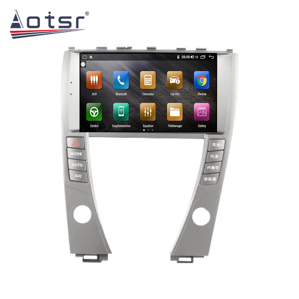 AOTSR Android 12 Car Radio For Lexus ES ES240 ES350 ES330 2006 - 2012 Multimedia Player GPS Navigation DSP 5G CarPlay AutoRadio