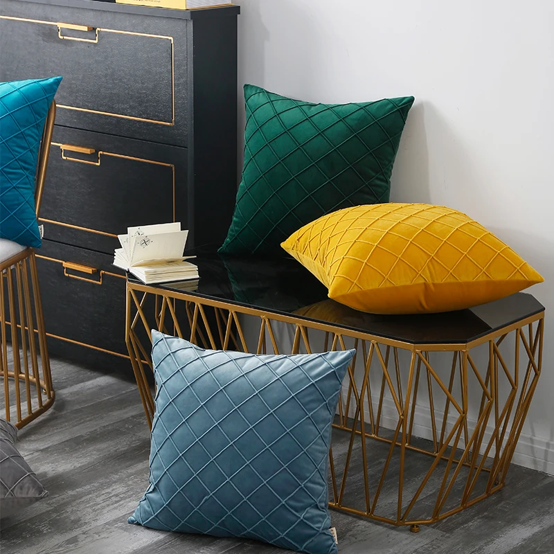 Cushion Cover Velvet Pillow Cover For Living Room Bedroom Decorative Pillow Case Nordic Home Decor Funda Cojines 45x45cm
