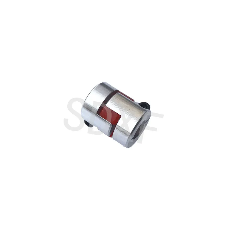 Two-jaw coupler D20 L25 aluminum plum flexible shaft BW coupling nema17 motor connector solid rubber pad 4/5/6 / 6.35 / 8/10mm