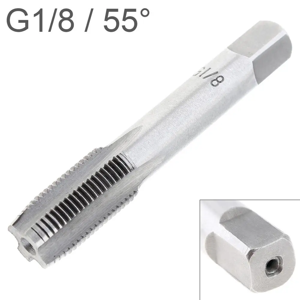 Grifo de rosca G1/2 G1/4 G1/8 G3 G3/4, acero de alta velocidad de 55 grados, placa de tubería de ataque G, herramienta de roscado manual, máquina de