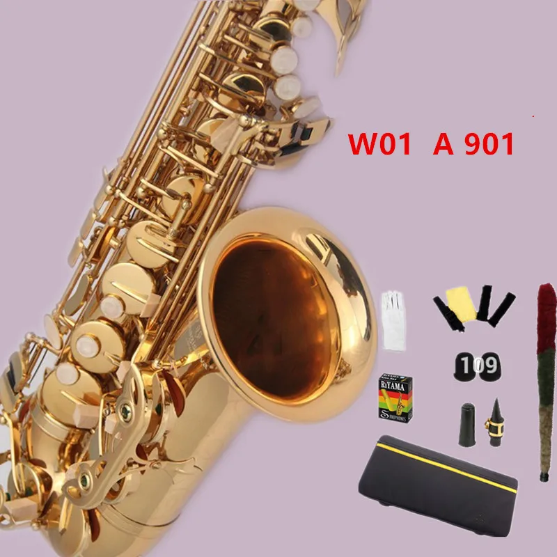 

Japan Brand A-901 Alto Saxophone Eb flat Musical Instruments Sax Alto Playing Professional Top Free shipping