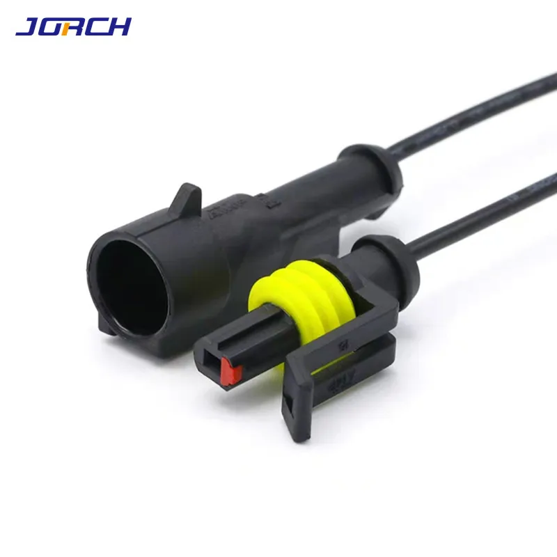 1 sets AMP 1P 2P 3P 4P 5P 6P Waterproof Electrical Auto Connector Male Female Plug with Wire Cable harness for Car Motorcycle