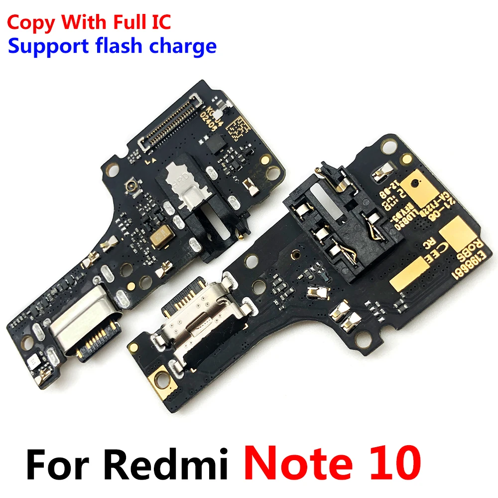 NEW USB fast Charging Port Dock Charger Plug Connector Board Flex For Xiaomi Redmi 10C Note 11E 10S 11 12 Pro 5G 4G 10 Pro Prime