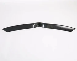 For Tesla Model X 2017 2018 2019 Carbon Fiber Front Center Grilles Grille Molding Strip Cover Trim Accessories Styling