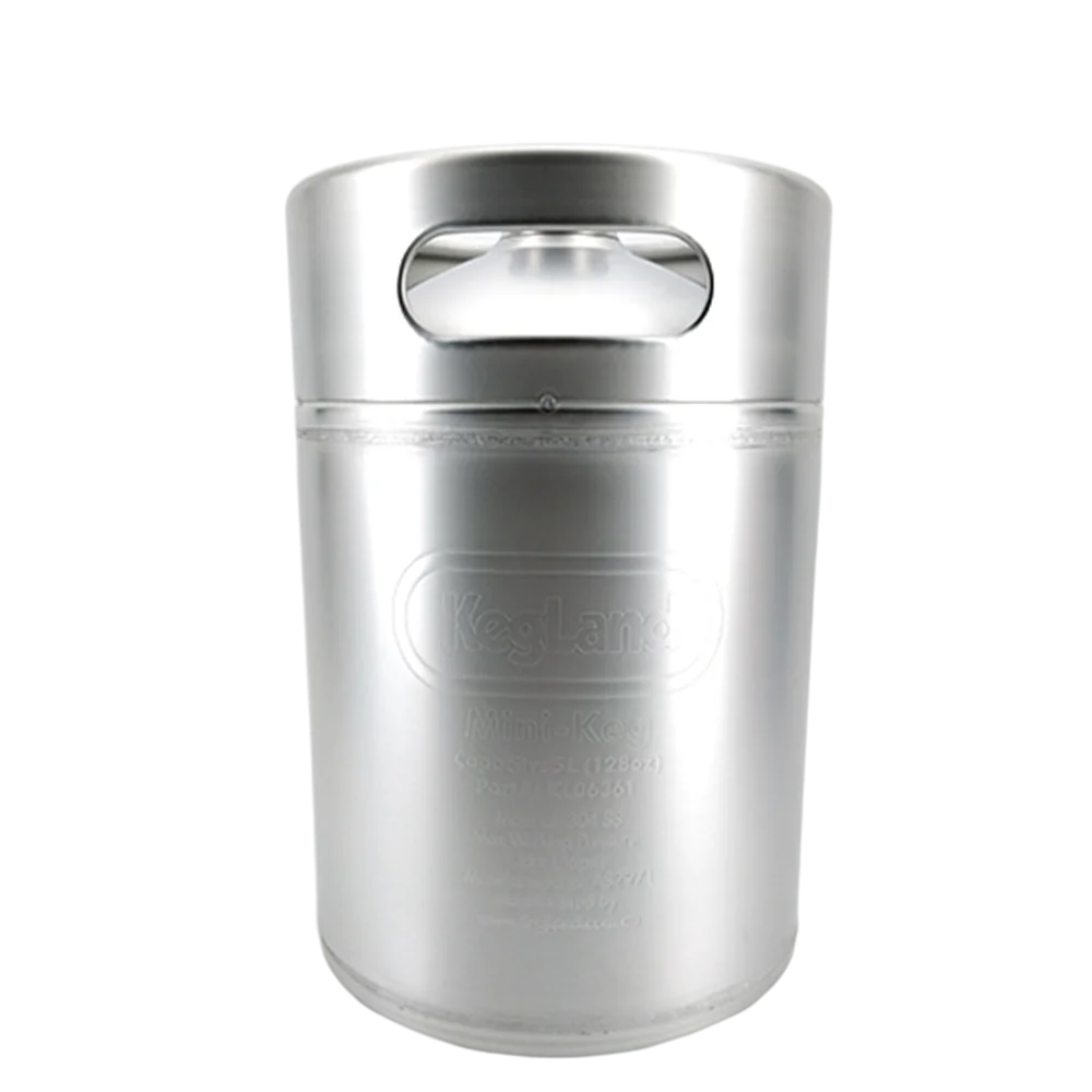 KegLand Mini Keg - 5L (175mm X 280mm) Beer Brewing