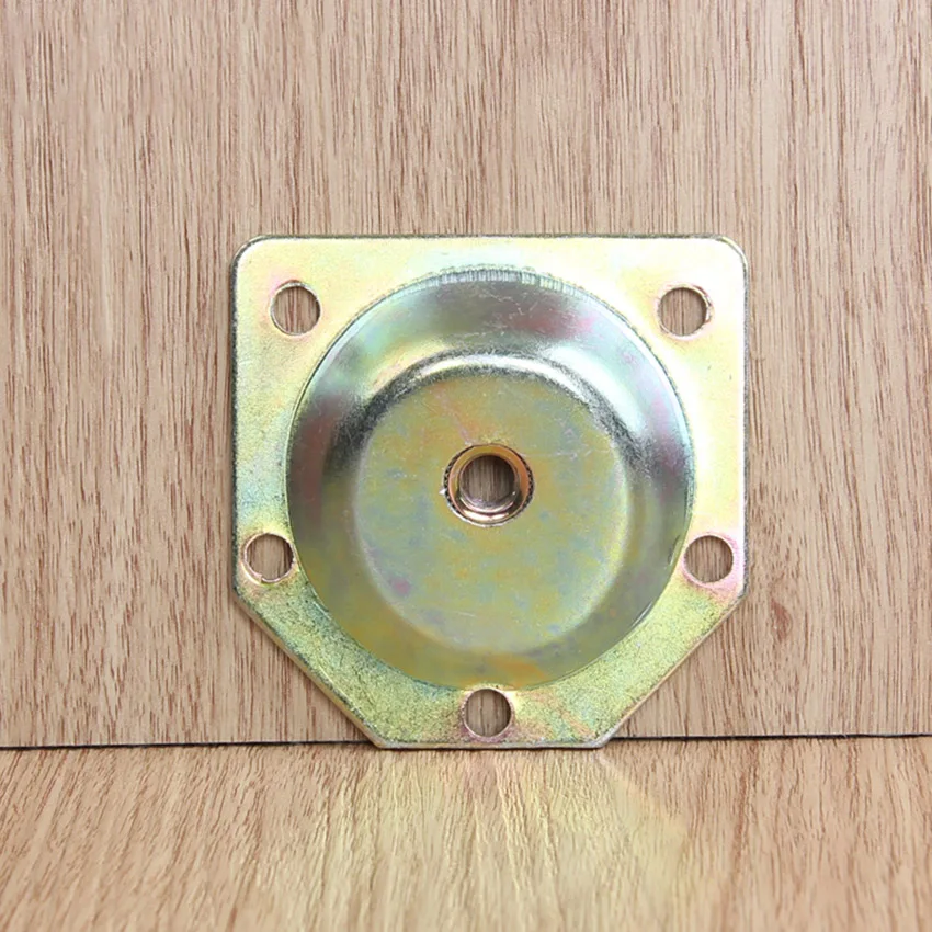 4pcs Wooden Feet Fixed Furniture Mounting Bracket for Table Sofa Bed 2mm Angled Legs Fixing Plate Hardware Accessories 침대프레임