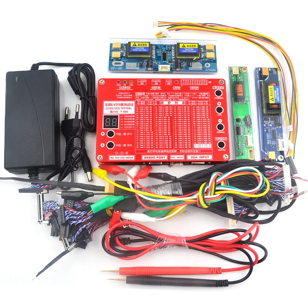 KIT di strumenti di TEST TV/LCD/LED per Laptop di sesta generazione T-80S SET tester per pannelli LCD supporto interfaccia LVDS da 7-84 pollici 15/linea dello schermo