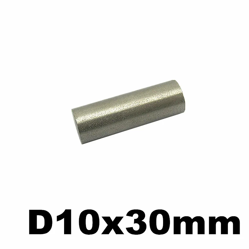 

SmCo Cylinder Magnet Dia. 10x30mm Grade YXG28H 350 Degree Celsius High Temperature Permanent Magnets for Industrial Use 2pcs