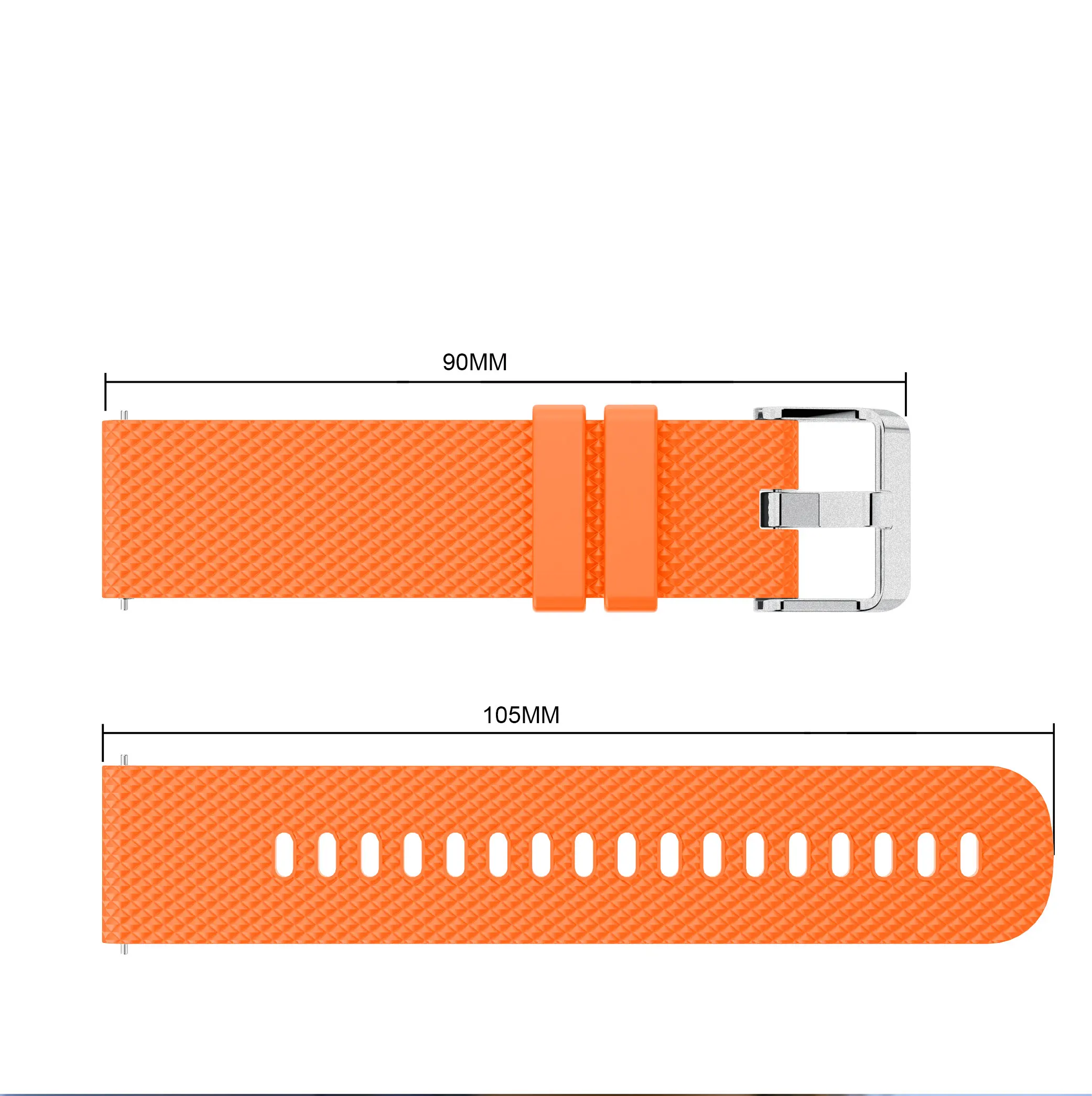 Soft Silicone Replacement bracelet watch band Strap For Garmin Forerunner 245/645 Smart Watch band for Garmin Vivoactive 3 bands image 4