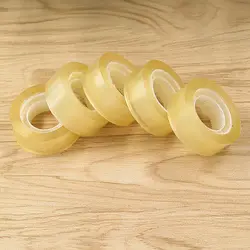 Rollos de recambios de cinta transparente, 20m x 18mm, rollo de recarga de cinta de envoltura de regalo transparente para oficina, hogar, escuela, 1/2/8 rollos