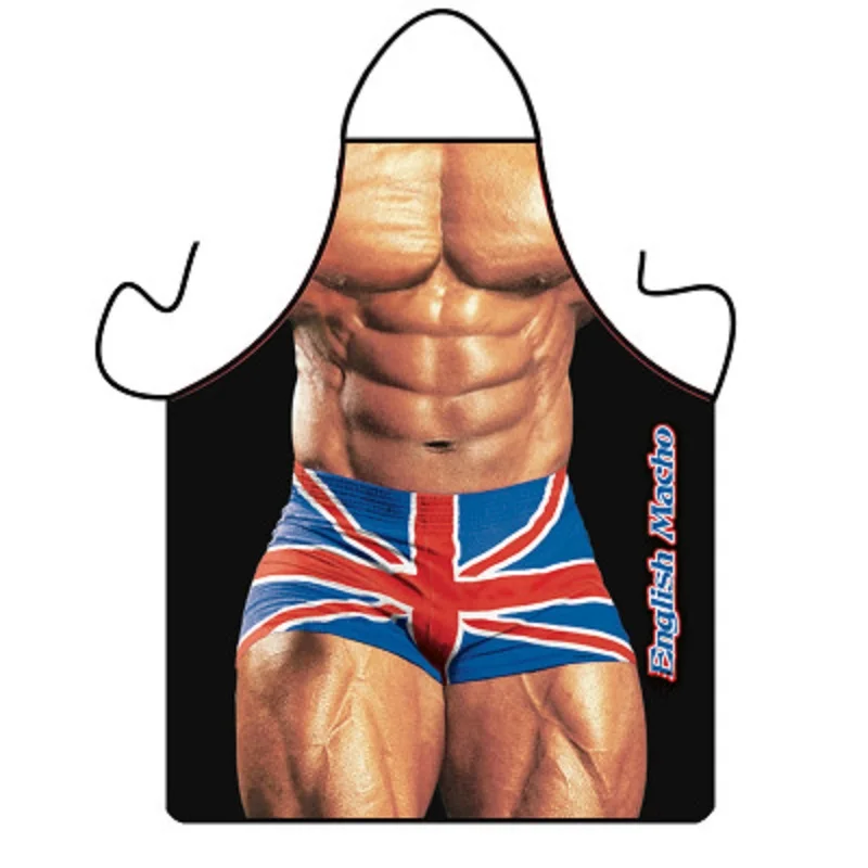 Funny Creativity Sexy Apron for Men and Women, Home Cleaning Tool, Waterproof Kitchen Apron, Cotton Linen, Easy to Clean