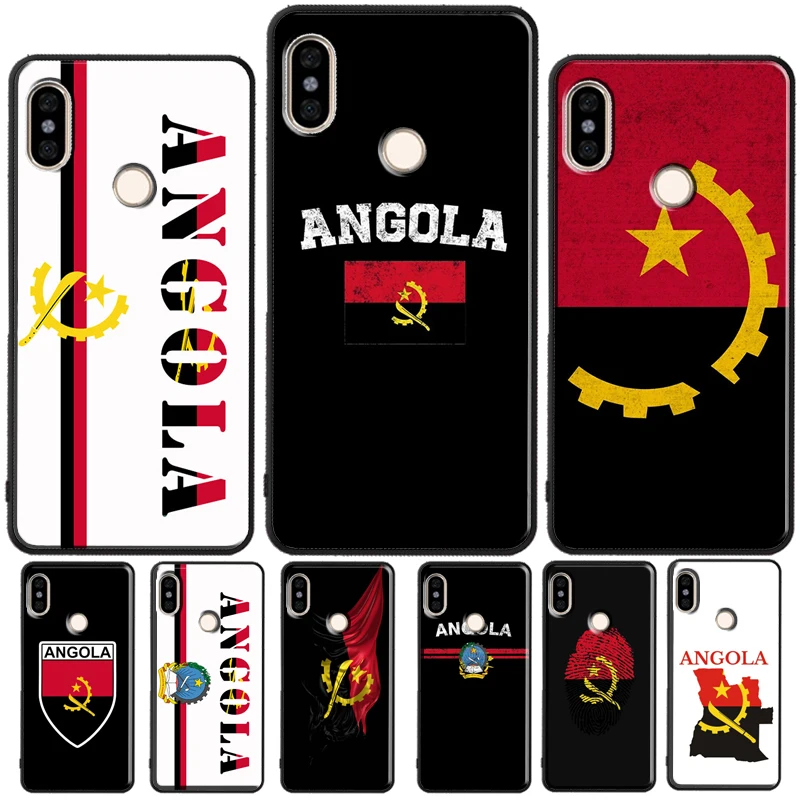 Angola Flag For Redmi Note 11 Pro Phone Case For Redmi Note 10 Pro 7 8 9 Pro 10S 9S Redmi 10 9A 9T 9C