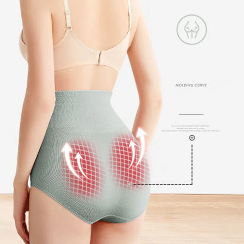 FINETOO kobiety bezszwowe majtki 3D Honeycomb bielizna Sexy majtki wysokiej talii bielizna kobiet Bodyshaper kalesony M-XL