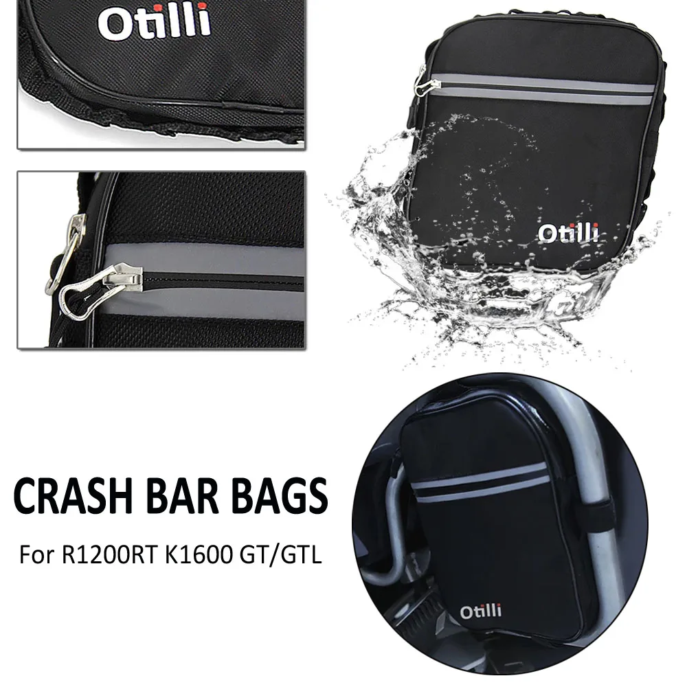 

NEW Motorcycle For BMW R 1200 RT R1200RT Back Crashbars Crash Bar Bags Frame Bag Storage Bags