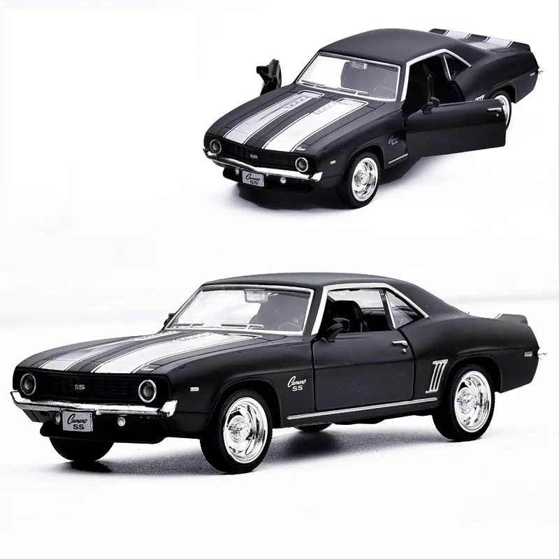 1/32 Scale Chevrolet Camaro SS Vintage Car Diecast Alloy Model Collection Toy