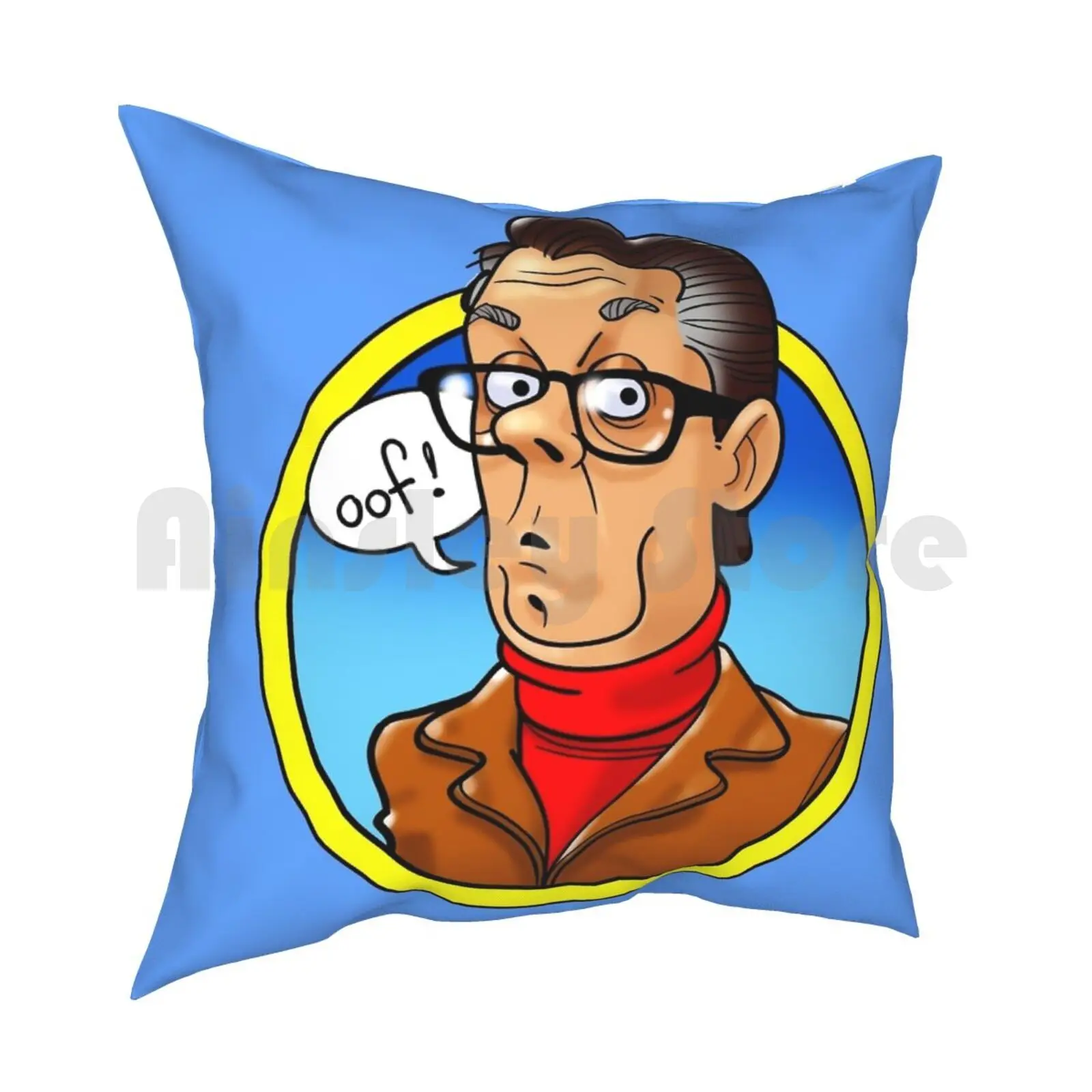 Juste de coussin imprimée douce pour la maison, John Shuttleworth, chanteur, auteur-compositeur, comédie, comédien, musique, bricolage