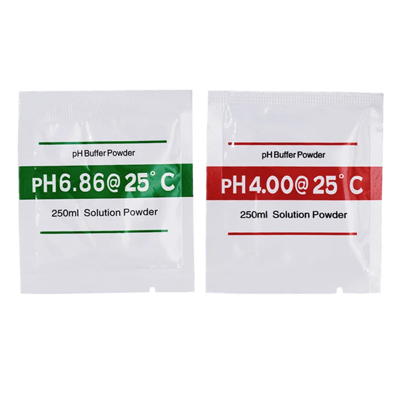 20bags/lot PH Buffer Powder for PH Test Meter Measure Calibration Solution 4.00 6.86 Calibration Point