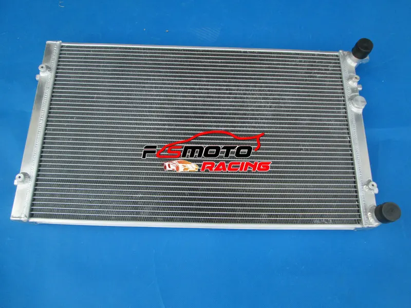 Aluminum Radiator Racing For 1999-2002 VW Golf MT Manual Turbo MK4 Dual Pass 2000 2001 99 00 01 02