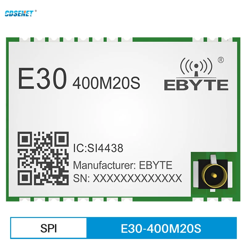 Silicon Labs SI4438 Chip Wireless Radio Frequency Module SPI Digital Half-duplex Communication Low Power Consumption E30-400M20S