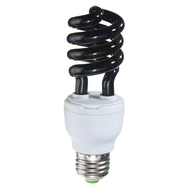 Spiral Enegy Saving UV Ultraviolet Fluorescent Black Light CFL Light Bulb Violet Lamps 220V 300-400nm E27 20/36W