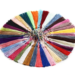 10-30pcs/lot Hanging rope 70mm Silk Tassel Fringe Pendant For DIY Earrings Necklaces Jewelry Making Finding Accessories Supplies