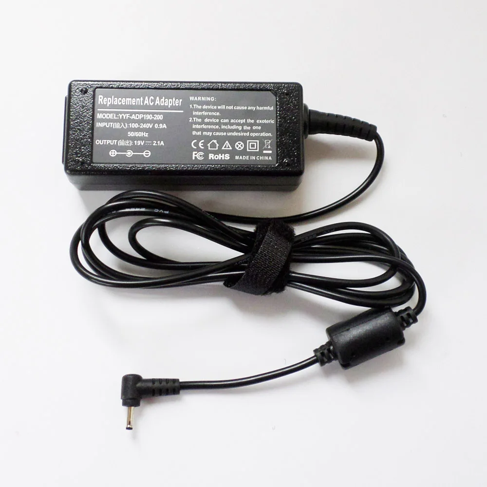 New 19V 2.1A AC Adapter Battery Charger Power Supply Cord For Asus Eee PC 1001P 1005P 1005PEB 1005HA-A AD6630 EXA0901XA Laptop