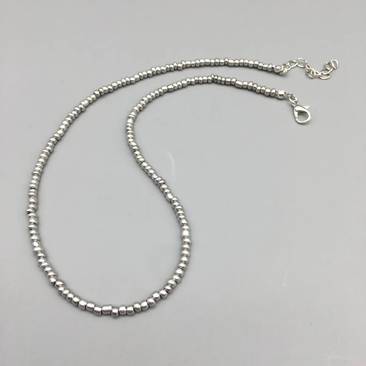 Silver Color beads Choker Female Necklace Bohemia Drop shipping Delicate Short Clavicle Necklace Women Jewelry For Women Girls